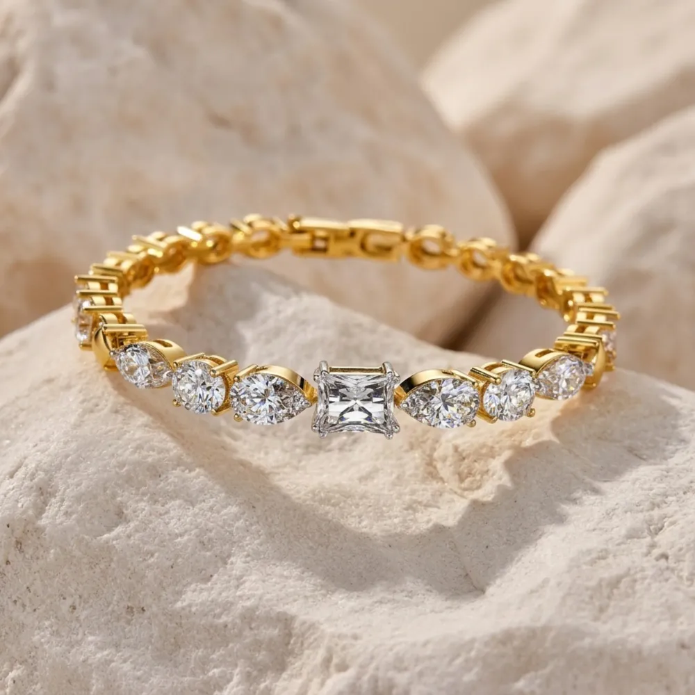 AI Product photoshoot — jewelry on model