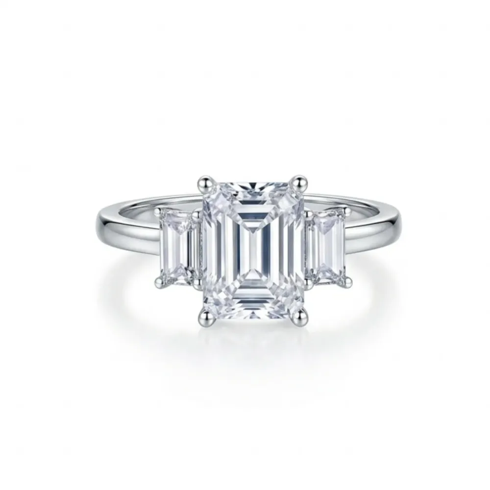 After retouch — diamond ring