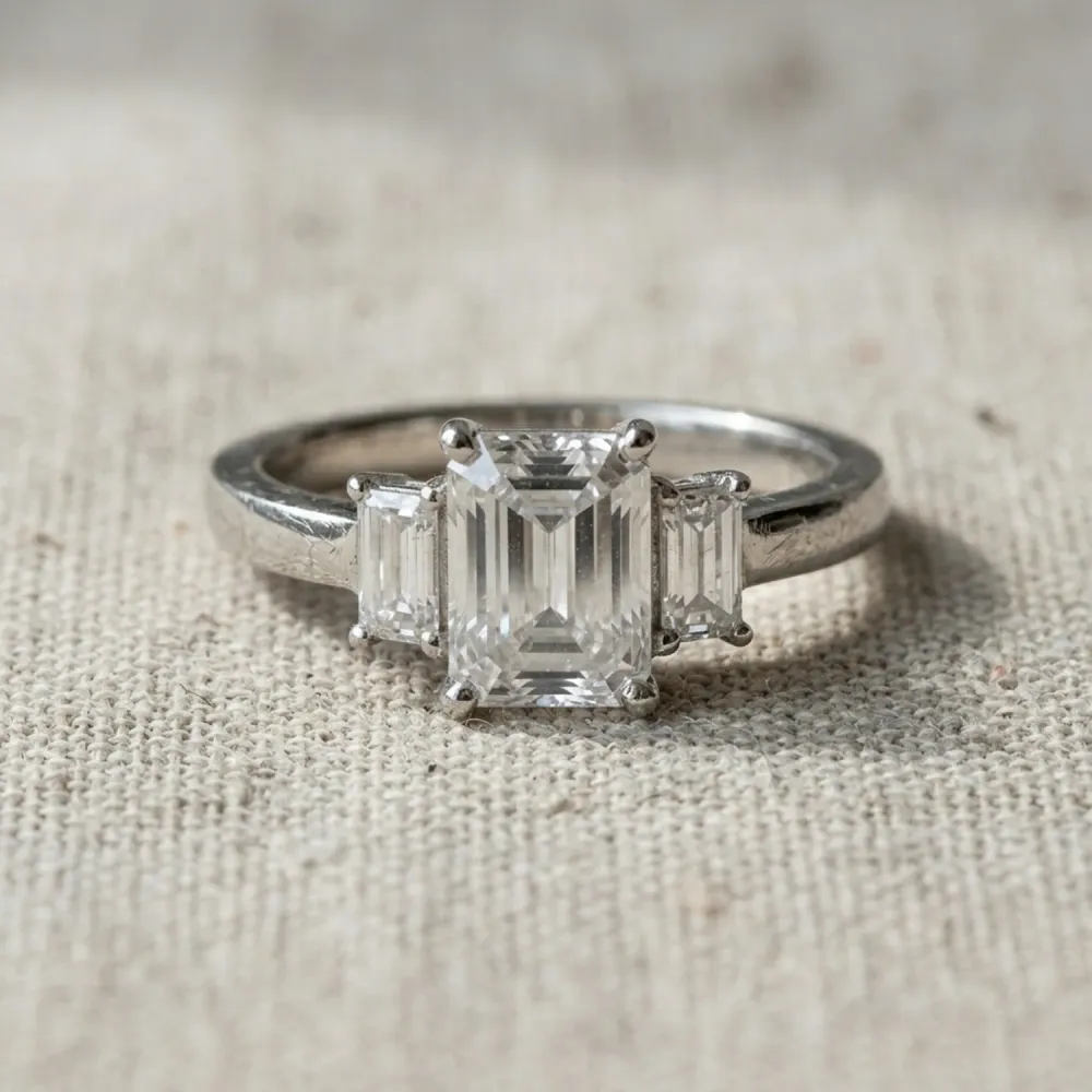 Before retouch — diamond ring